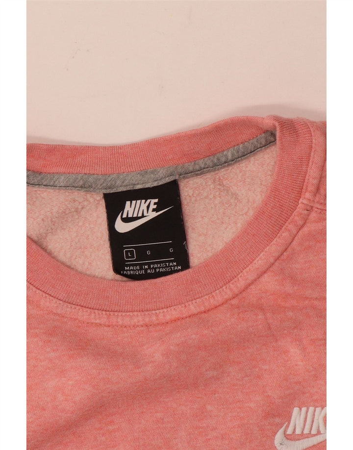 Damska bluza dresowa Nike UK 16, duża, różowa, nakrapiana
