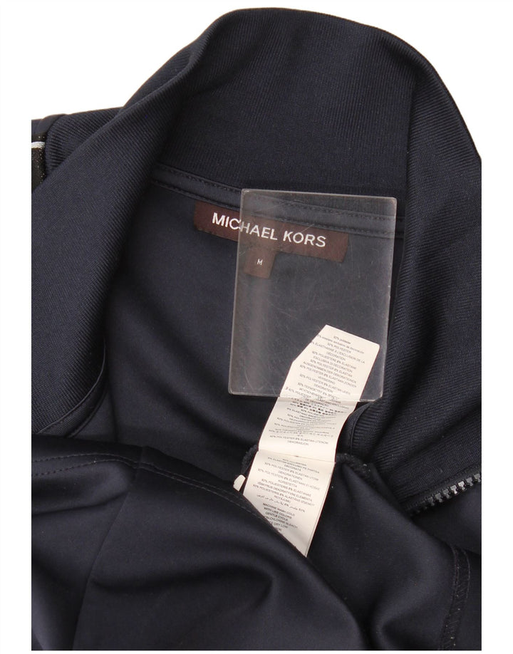 Męska kurtka dresowa Michael Kors z grafiką, średni granatowy poliester