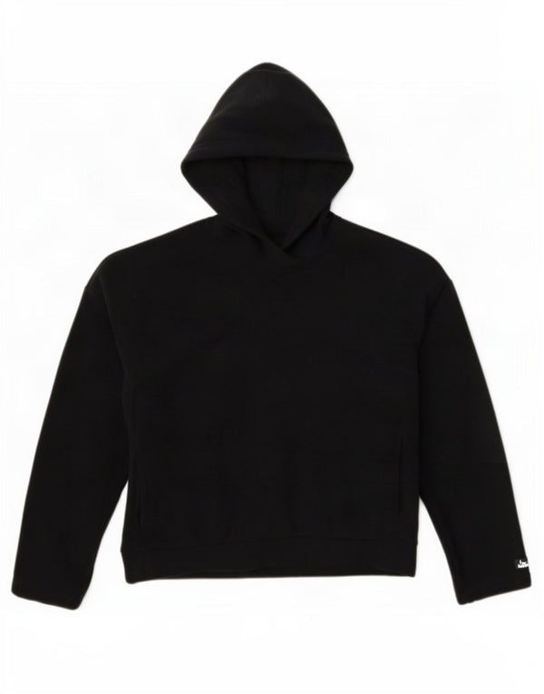 Damski sweter z kapturem, oversize, polarowy Nike UK 10, mały, czarny poliester