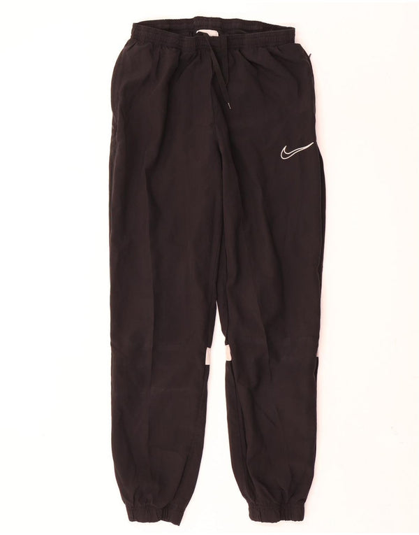 Męskie spodnie dresowe Nike Dri Fit, małe czarne, z blokami kolorów
