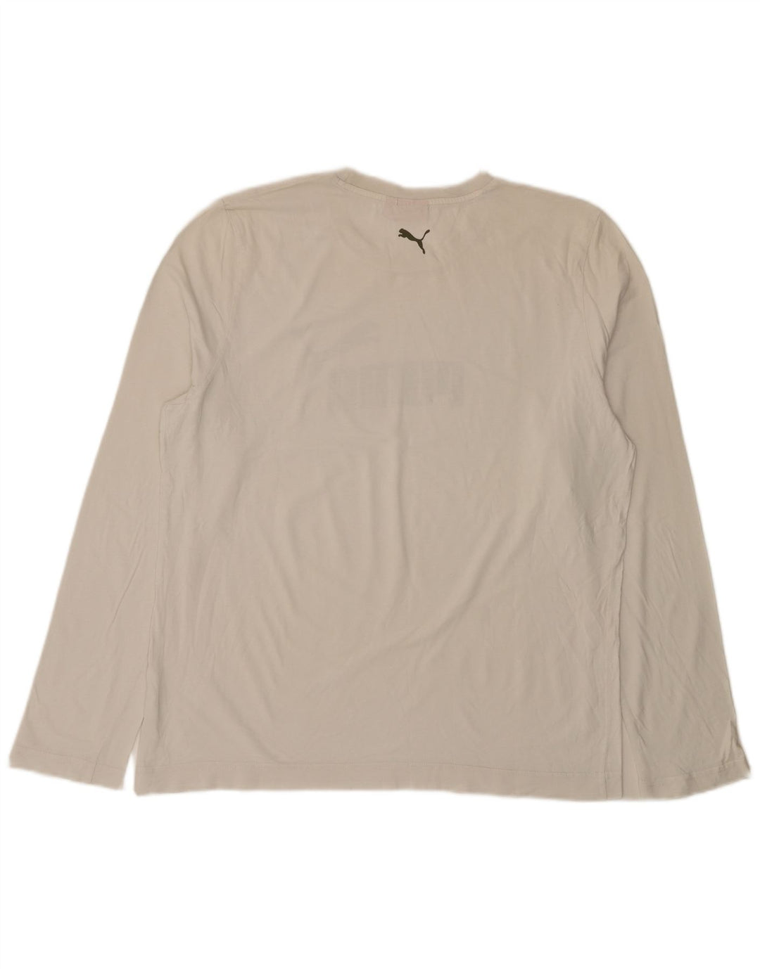 Męska koszulka Puma Graphic z długim rękawem XL, biała