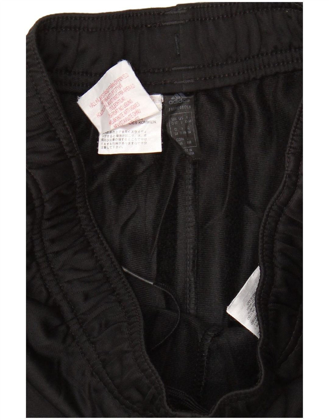 ADIDAS Boys Tracksuit Trousers 13-14 Years  Black Polyester
