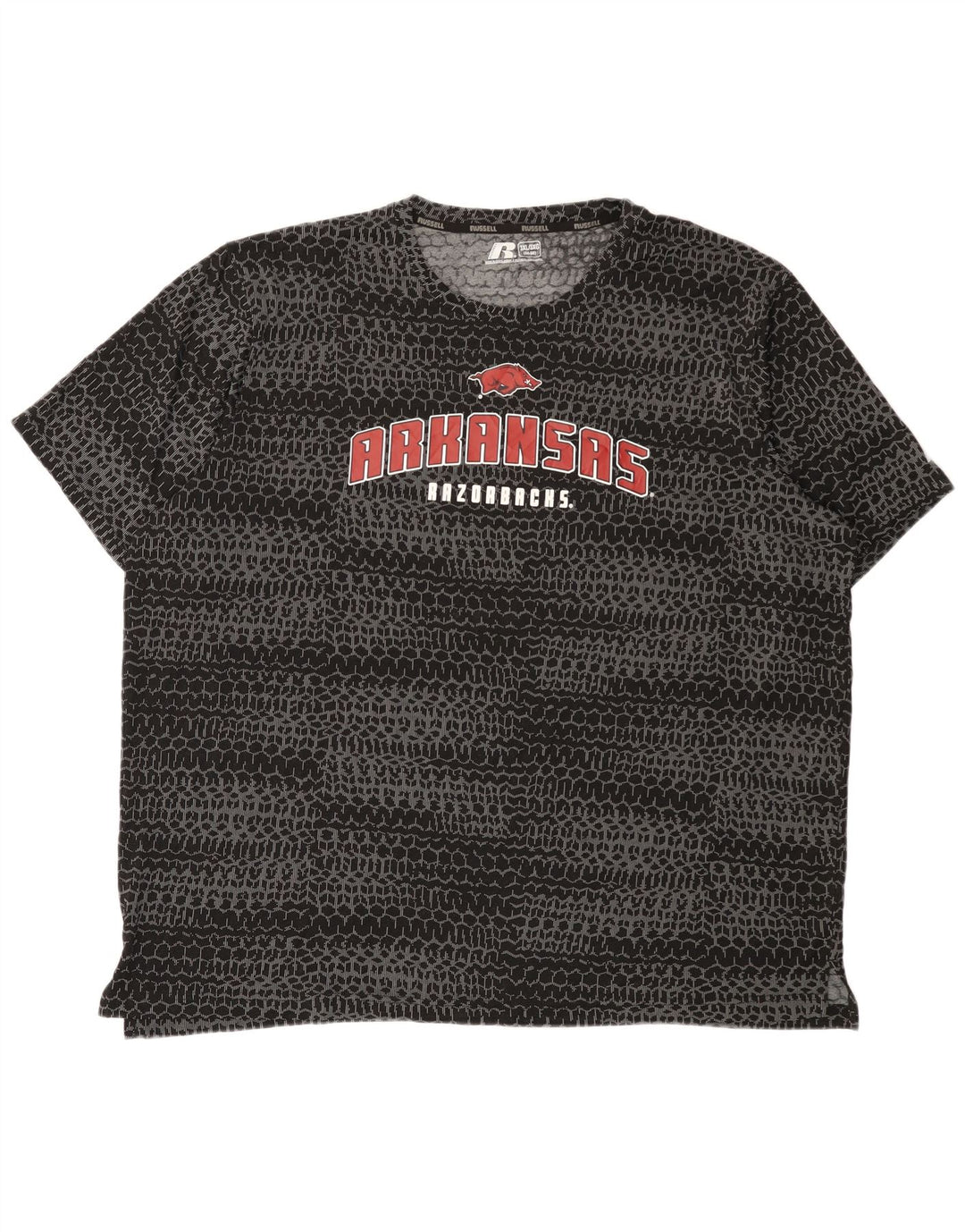 Męska koszulka z grafiką RUSSELL ATHLETIC Top UK 54/56 3XL Czarna