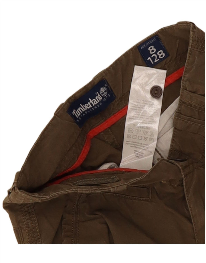 Chłopięce spodenki cargo Timberland 7-8 lat W20, bawełna khaki