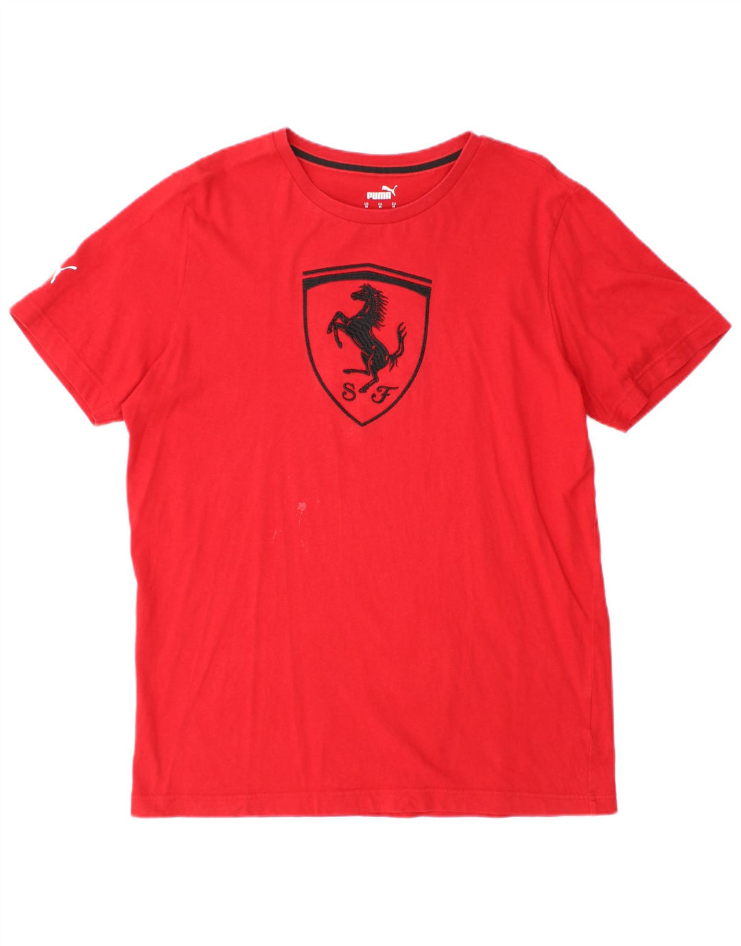 Męska koszulka t-shirt Puma Ferrari z grafiką, średnia czerwona