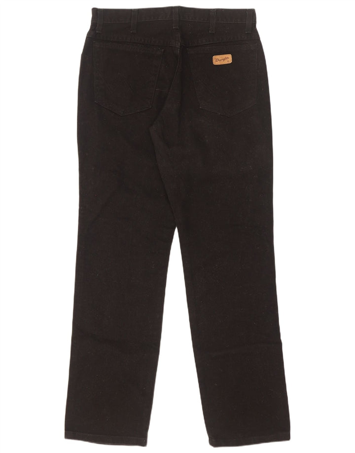 Męskie jeansy Wrangler Texas Straight W33 L32, czarne, bawełniane