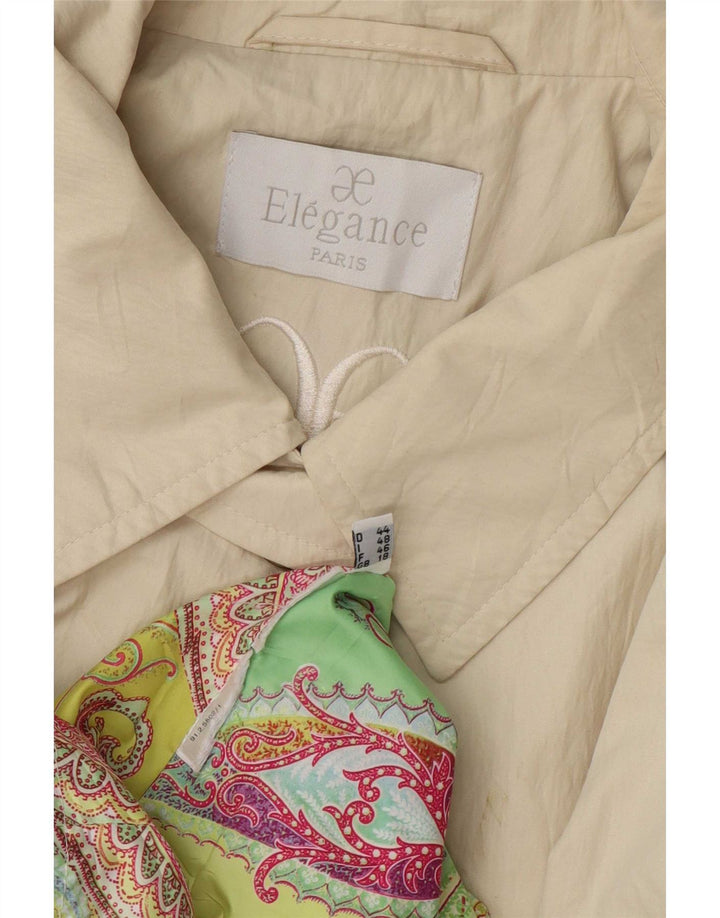 Trencz damski Elegance UK 18 XL, beżowy