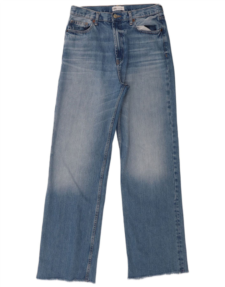 Damskie proste dżinsy Zara EU 40 Medium W30 L33 Niebieskie
