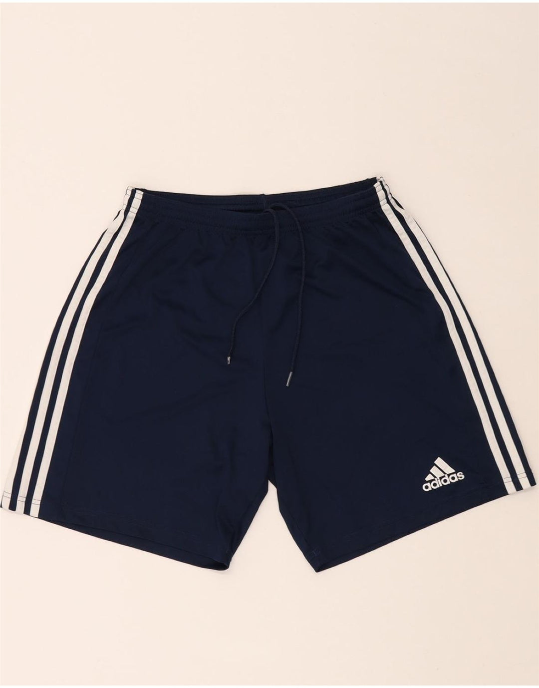 ADIDAS Mens Aeroready Sport Shorts Medium  Navy Blue Polyester Vintage Adidas and Second-Hand Adidas from Messina Hembry 