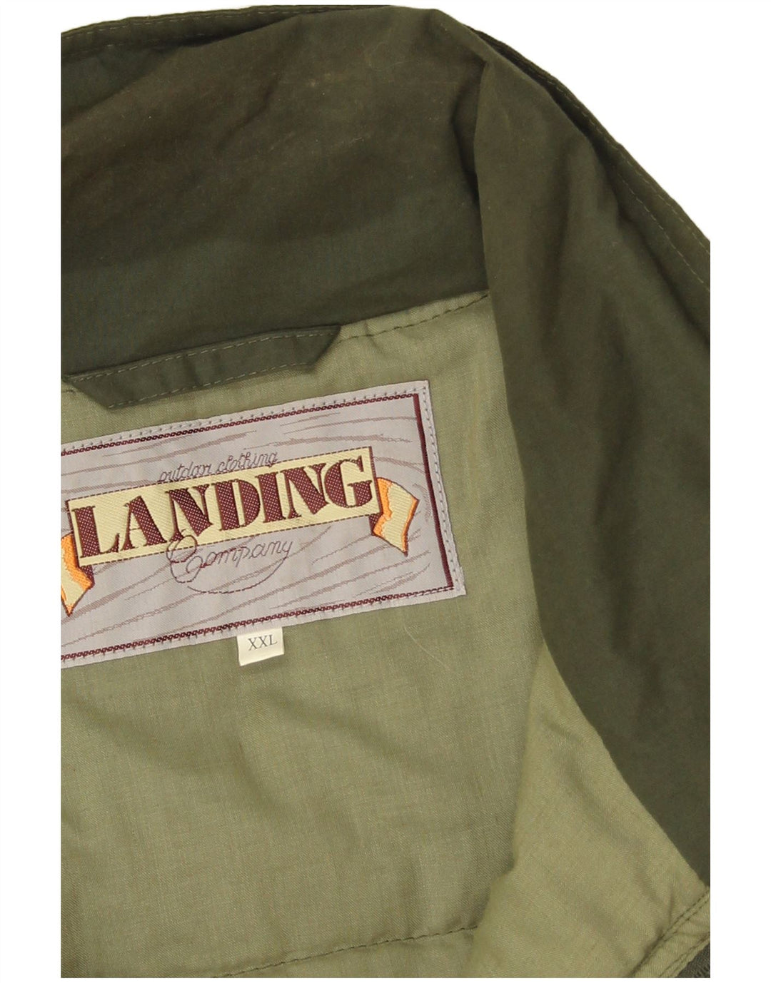 Vintage męska kamizelka użytkowa UK 44 2XL Khaki poliester