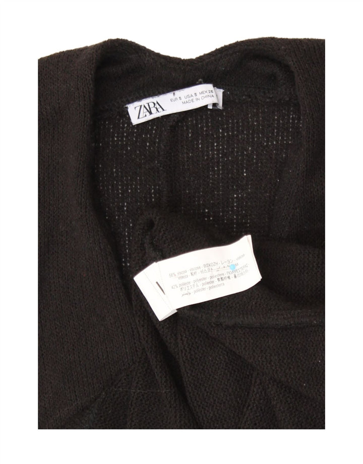 Damski podkoszulek oversize z kamizelką Zara UK 10 Small, czarna wiskoza