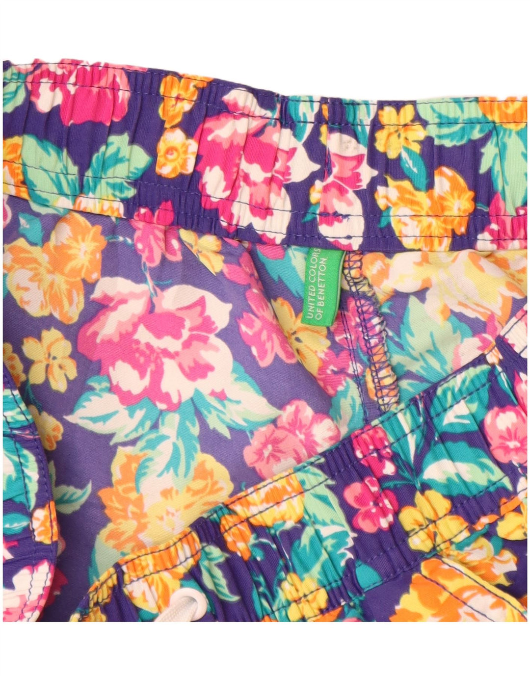 Damskie spodnie BENETTON W26 małe, wielokolorowe w kwiaty
