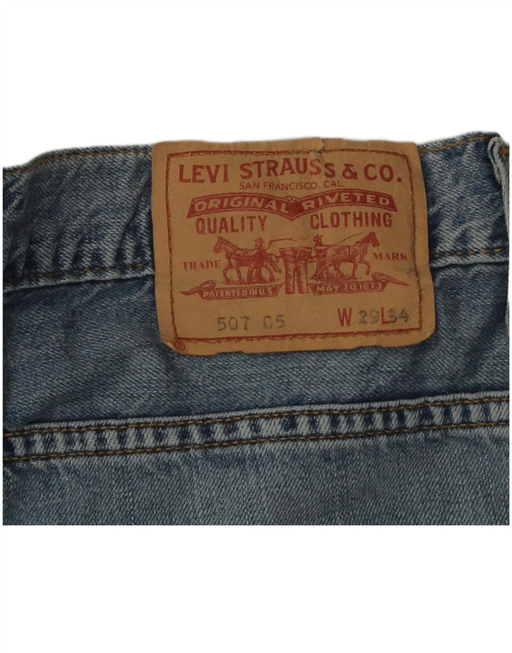 Męskie dżinsy Levi's Bootcut W29 L30 Blue Cotton