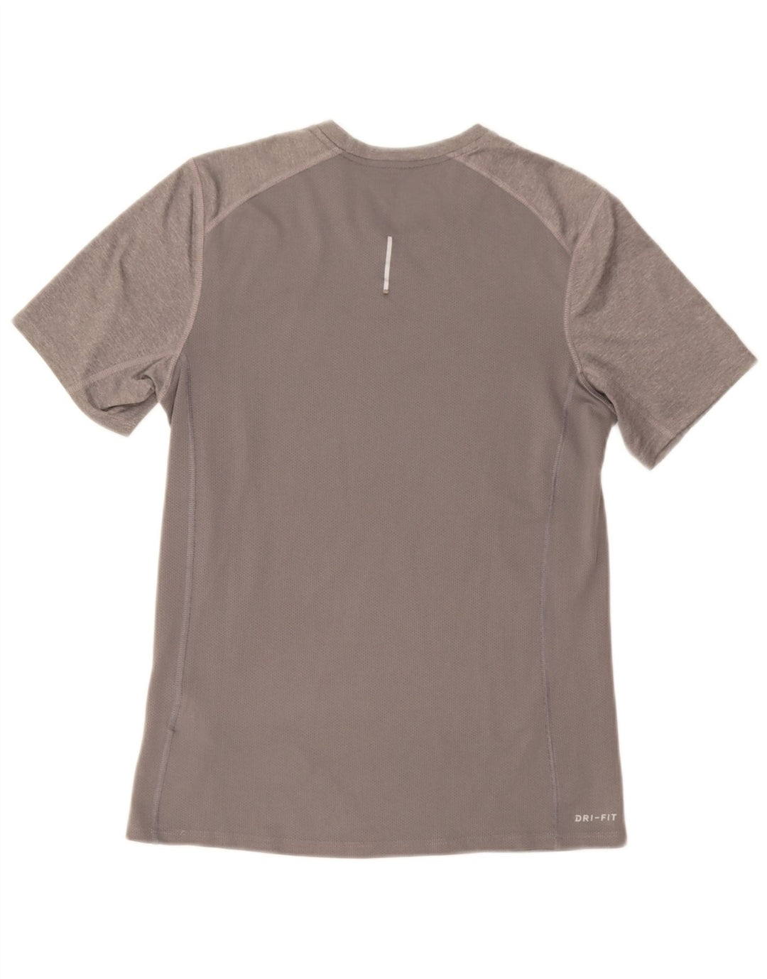 Męski T-shirt Nike Dri Fit, mały, szary, poliestrowy