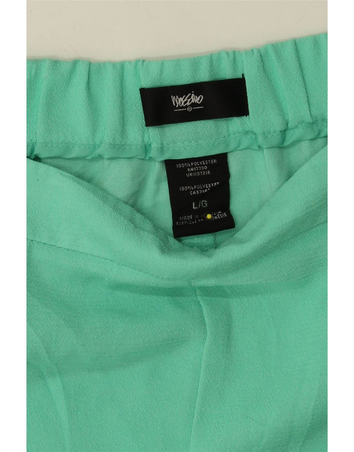 MOSSIMO Womens Chino Shorts Large W34  Turquoise Polyester Vintage Mossimo and Second-Hand Mossimo from Messina Hembry 