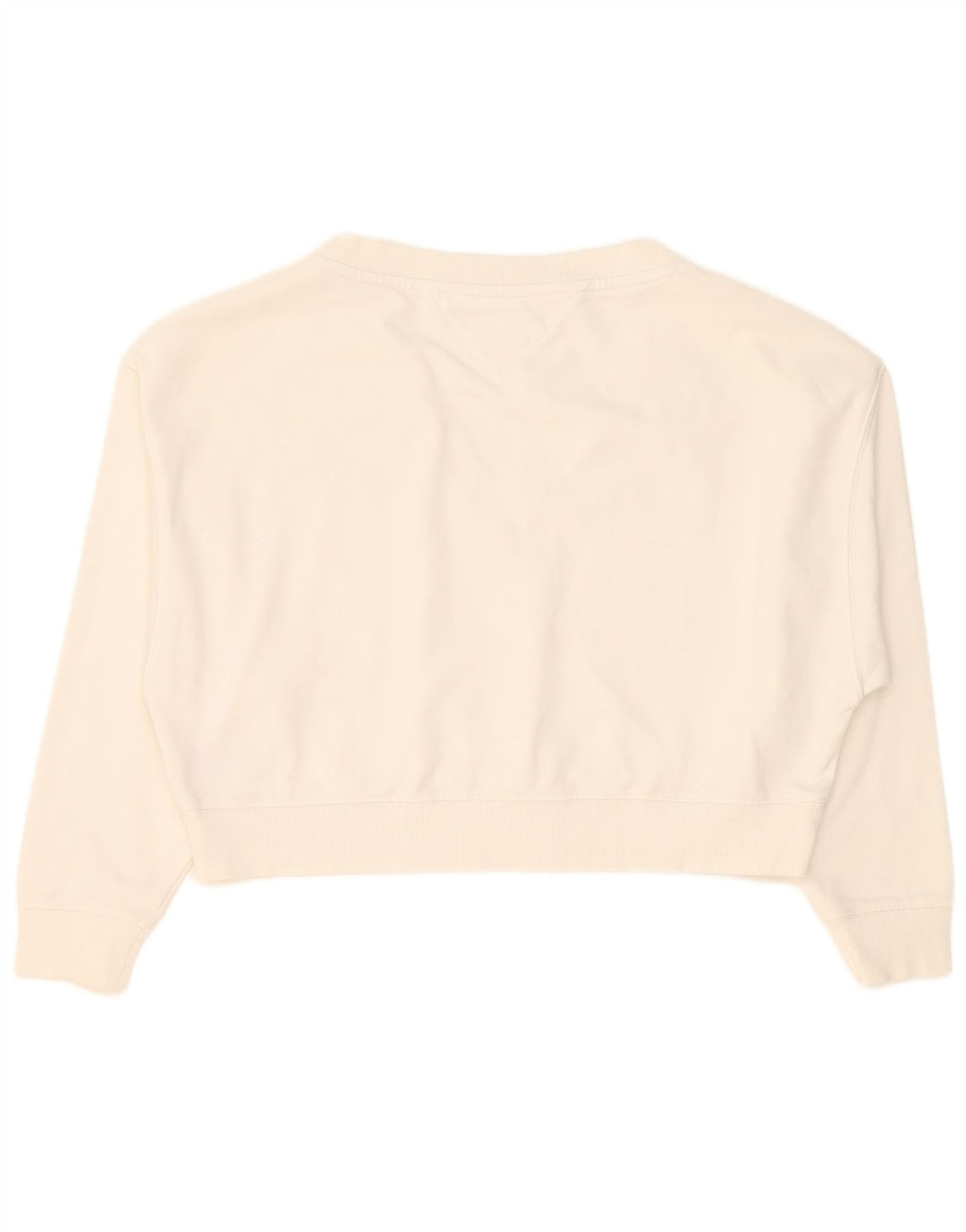 Damska bluza oversize Tommy Hilfiger Crop Oversize UK 10 Small White
