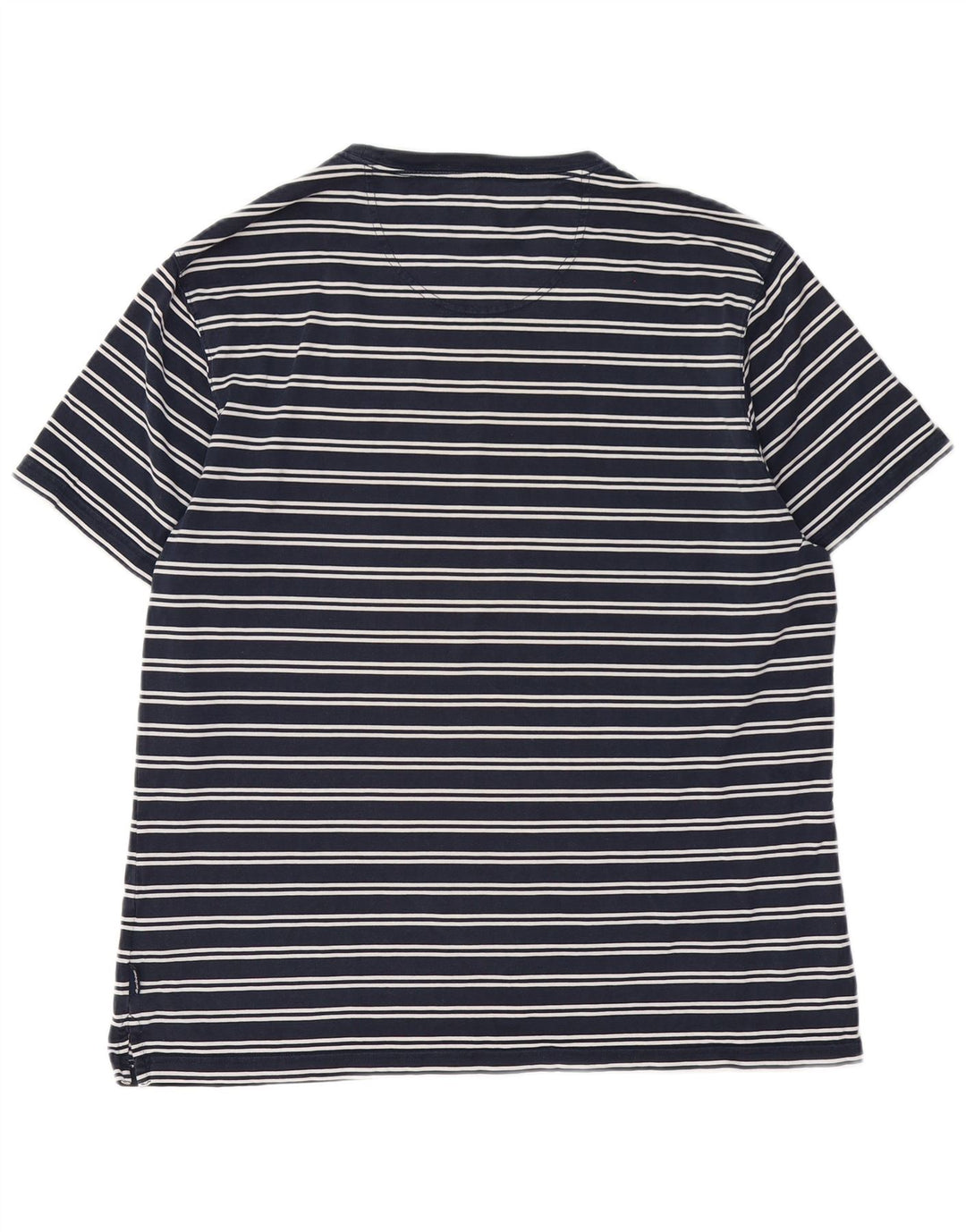T-shirt męski Barbour, duży, bawełniany w granatowe paski