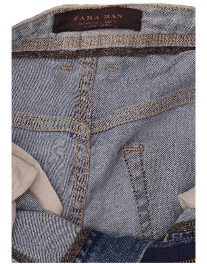 Męskie jeansy Zara Slim EU 40 Medium W31 L31 Niebieskie