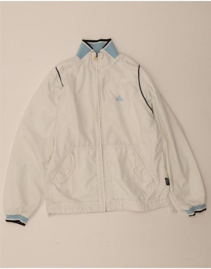 Damska kurtka dresowa adidas Climashell Top Jacket UK 12 Medium White
