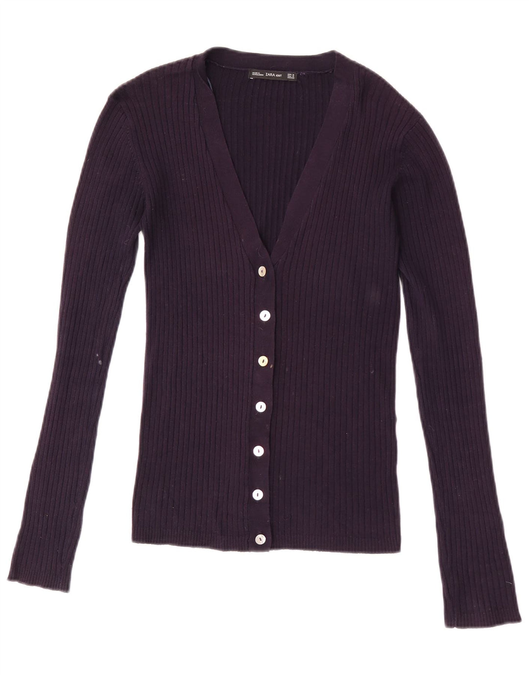 Sweter damski Zara UK 12 średni fiolet