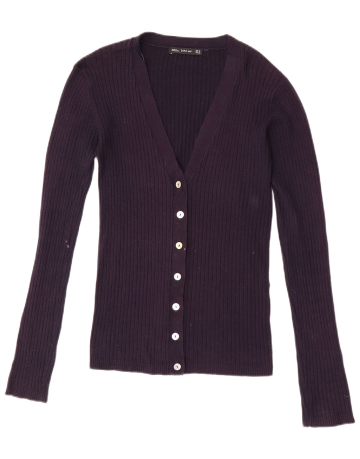Sweter damski Zara UK 12 średni fiolet