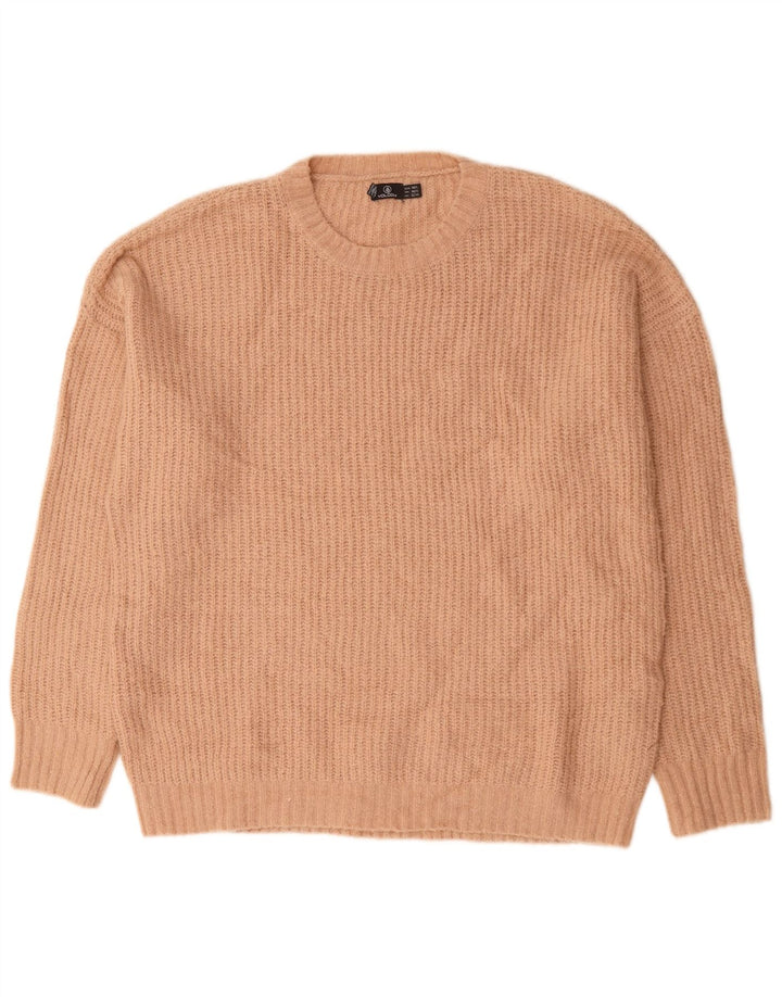 Damski sweter oversize Volcom z okrągłym dekoltem, UK 12/14, średni róż