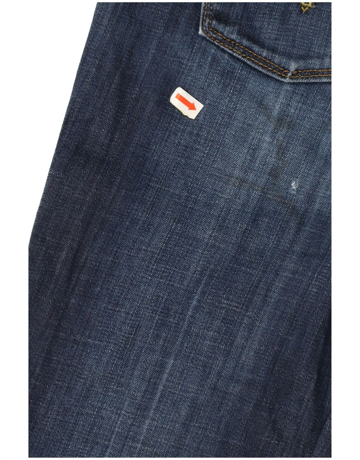 Damskie jeansy LEVI'S 571 Slim W30 L34 Granatowa bawełna