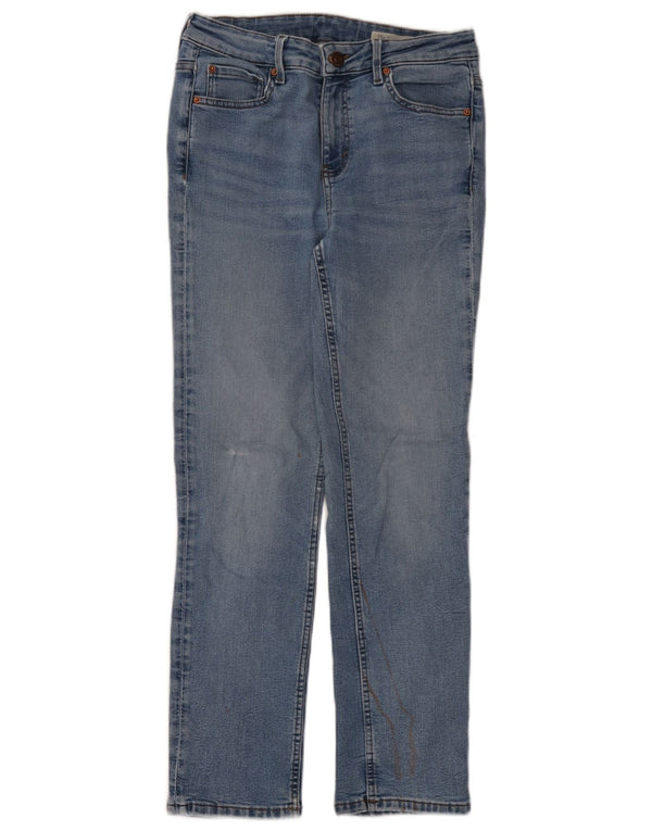 Marks & Spencer Damskie The Sienna Straight Jeans UK 12 Medium W30 L28 Niebieski