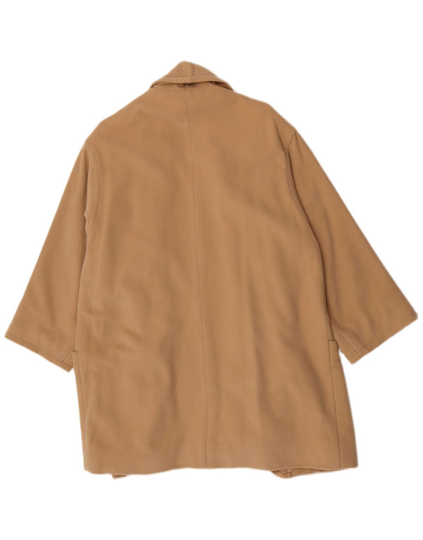Luisa Spagnoli Damski otwarty płaszcz oversize UK 10 Small Beige