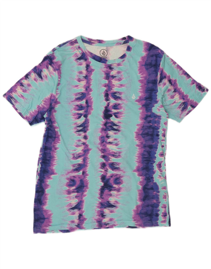 T-shirt męski VOLCOM, mały, wielokolorowy, bawełniany Tie Dye