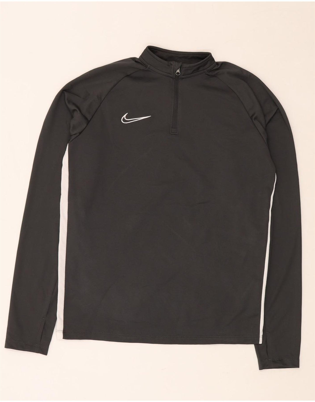 Chłopięcy dres NIKE Dri Fit z zamkiem błyskawicznym na szyi, 13-14 lat XL, szary