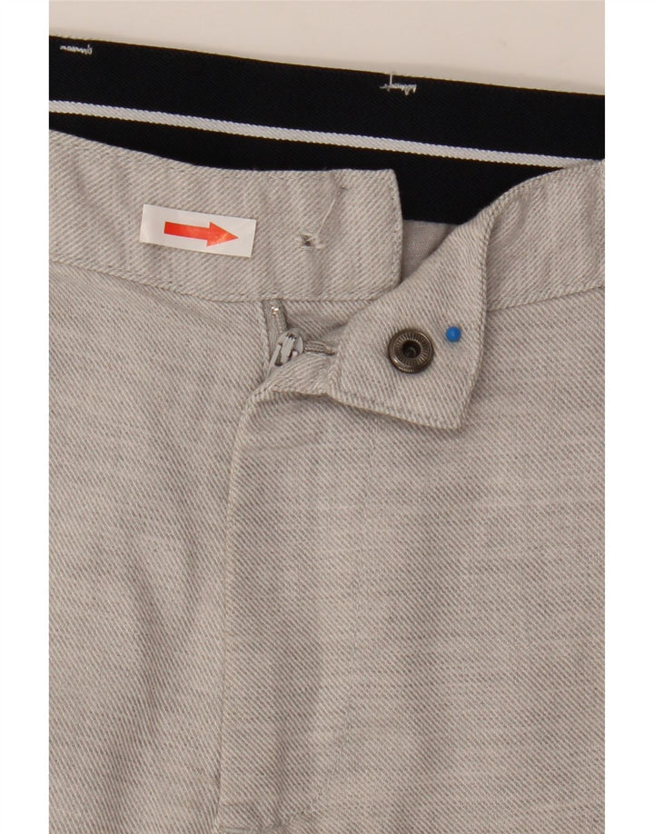 Męskie spodenki chino Zara Small W30 szare