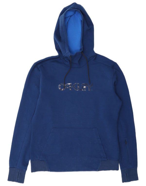 Męski sweter z kapturem Oakley Graphic o regularnym kroju, średnioniebieski