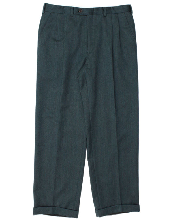 ANGELICO Męski dwuczęściowy garnitur IT 50 Large W34 L30 Zielony