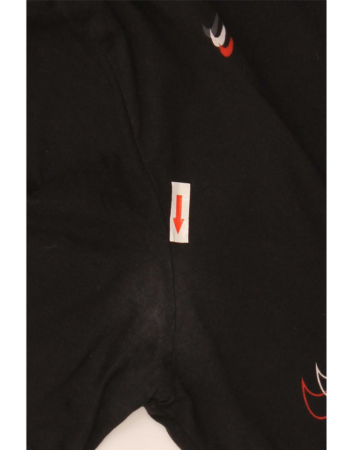 Męski T-shirt z grafiką Nike, duży, czarny, bawełniany