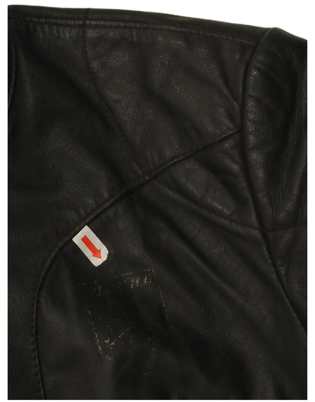 Kurtka damska Harro Crop Leather Racer EU 42, duża czarna skóra