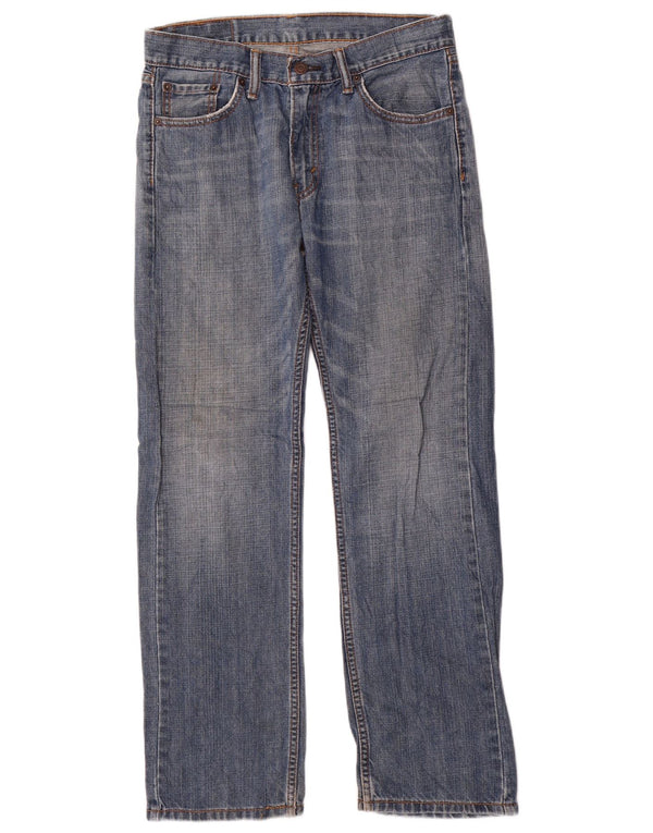 Męskie jeansy Levi's 505 Straight W30 L30 Niebieskie bawełniane