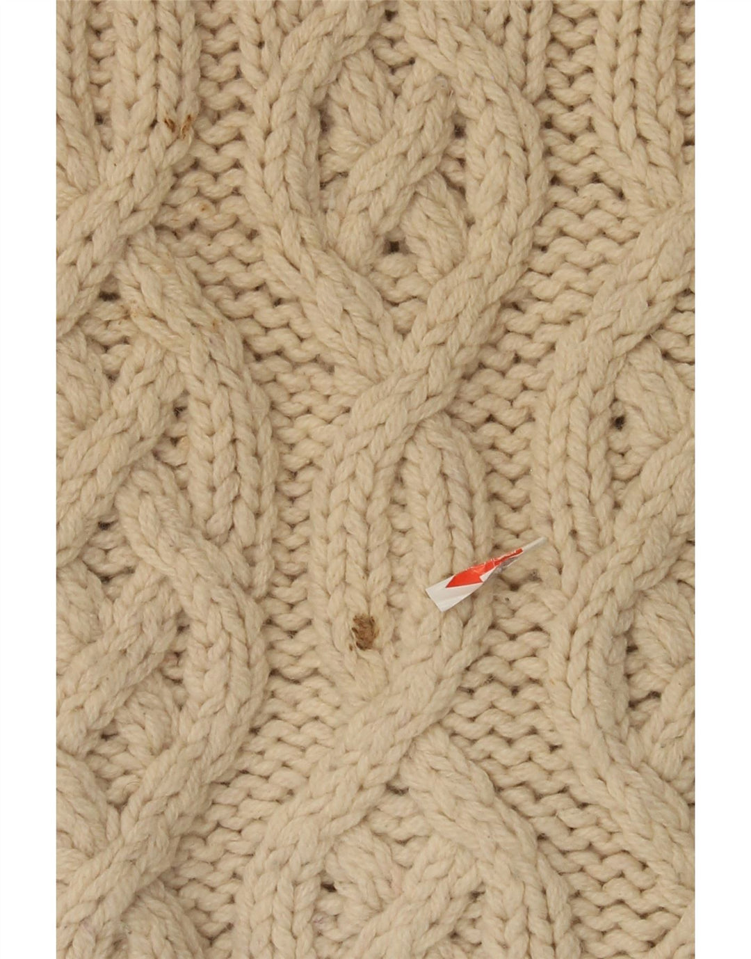 Timberland Męski sweter zapinany na guziki, duży, z białej wełny