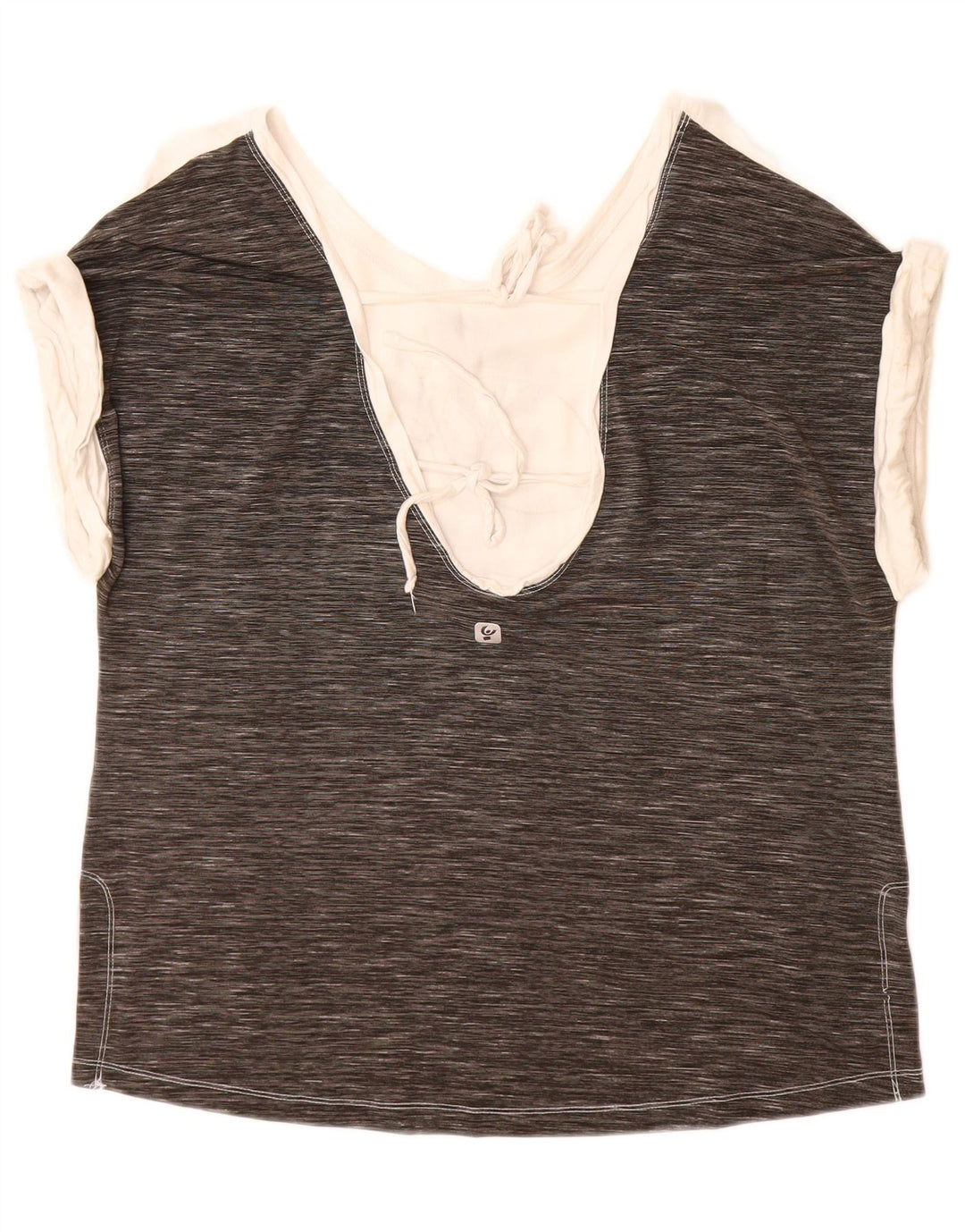 Damska koszulka oversize z grafiką Freddy Top UK 10 Small White Colorblock