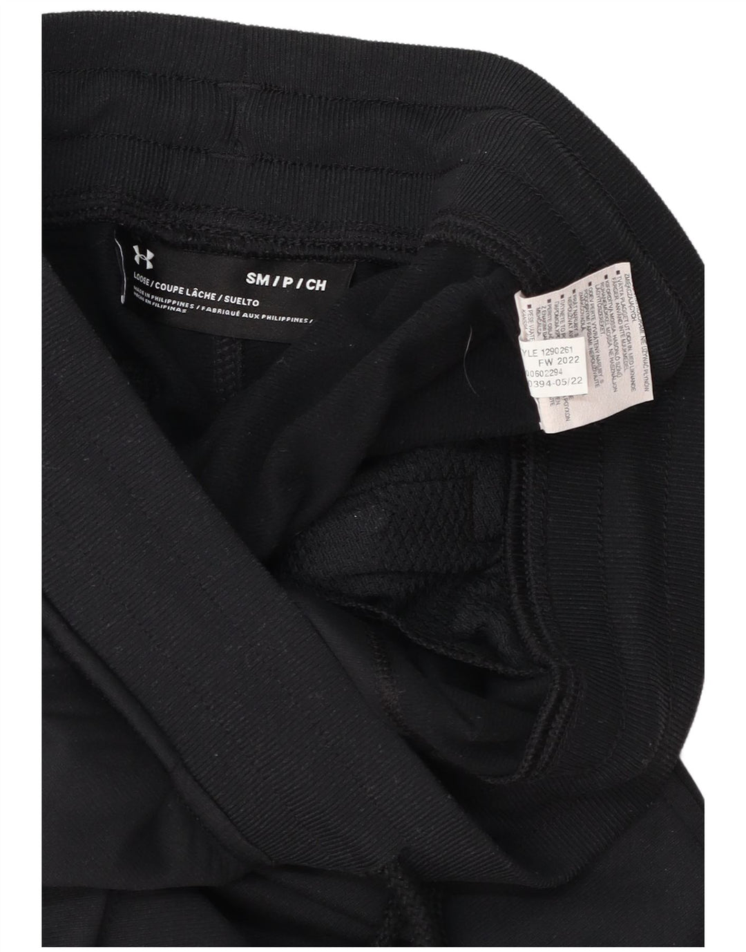 Męskie spodnie dresowe Under Armour, małe, czarne, poliestrowe
