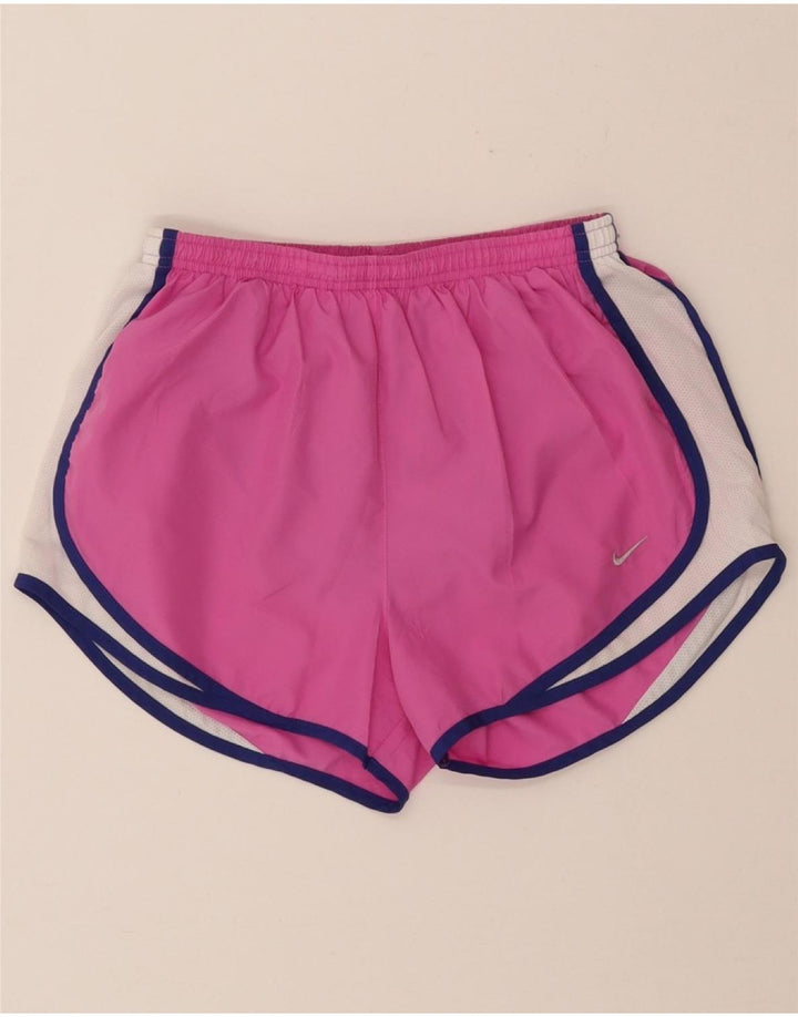 NIKE Womens Sport Shorts UK 12 Medium Pink Vintage Nike and Second-Hand Nike from Messina Hembry 