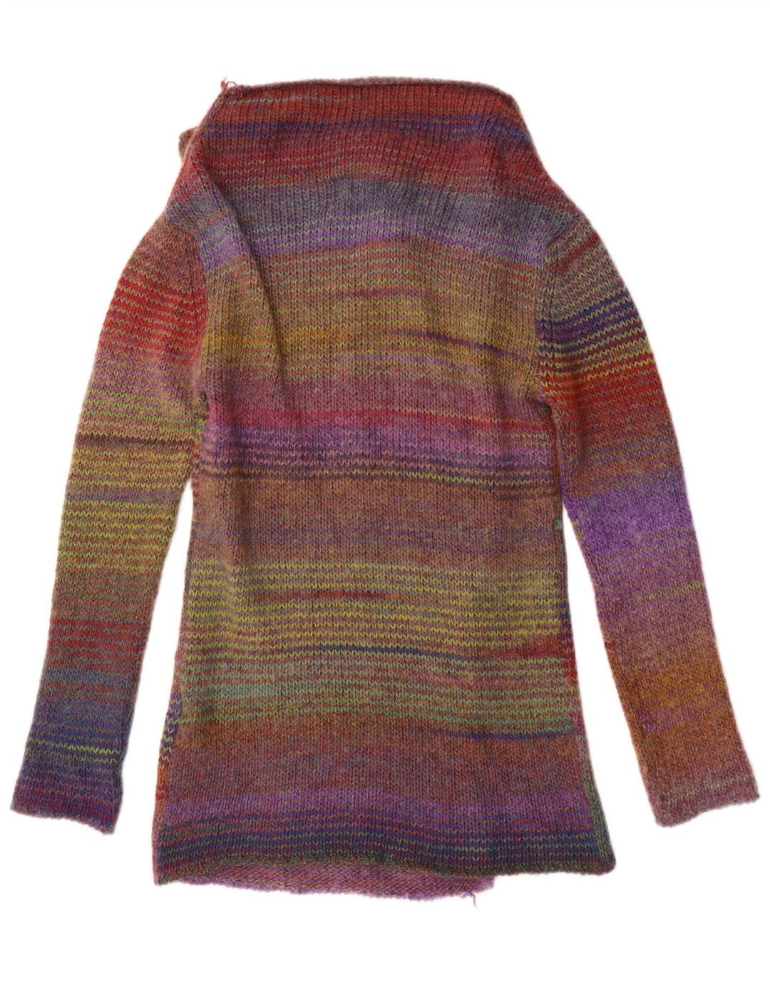 Damski sweter rozpinany Marlboro Classics Longline UK 14 Średni wielokolorowy
