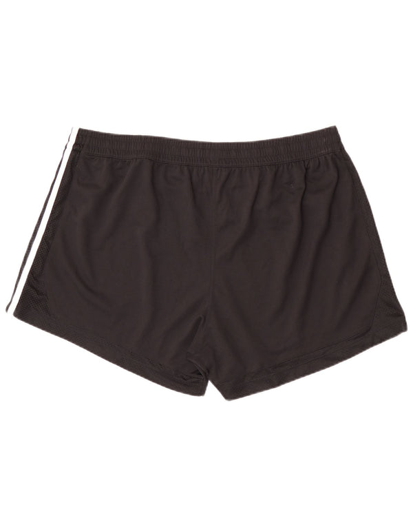 Damskie spodenki sportowe Adidas UK 24/26 2XL Czarny poliester