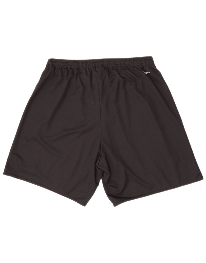 Męskie spodenki sportowe Adidas Climalite, duże, czarne, poliestrowe