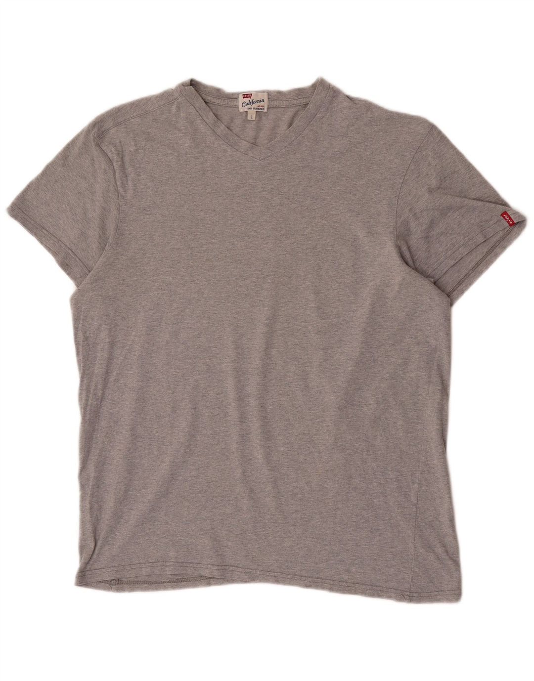 Męski T-shirt Levi's Top, duży, szary, bawełniany