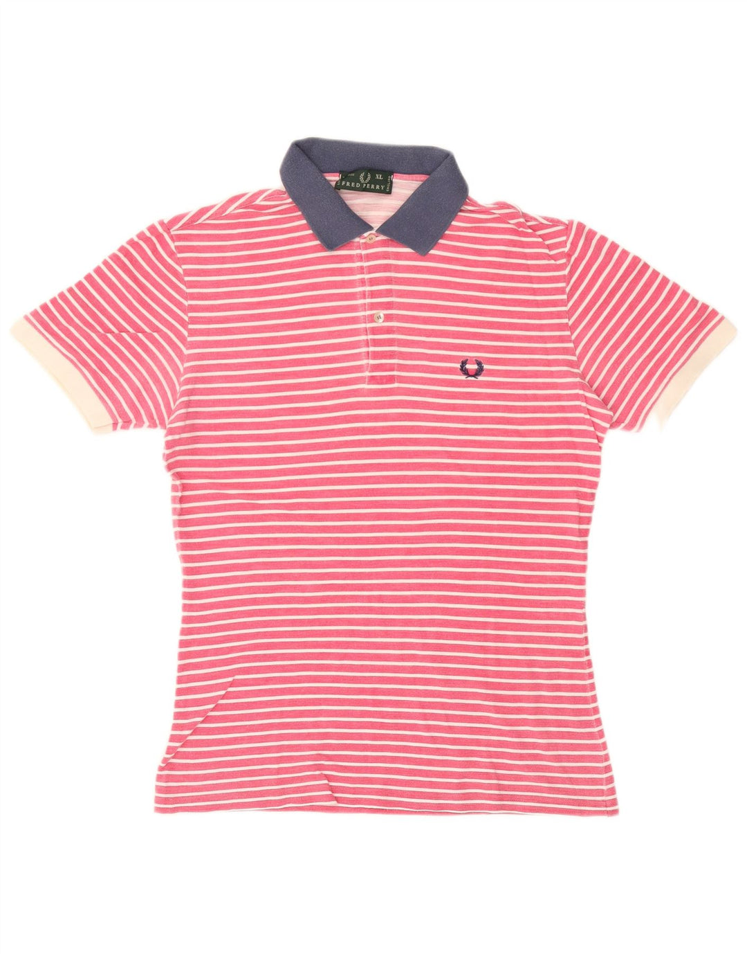 Męska koszulka polo do rugby Fred Perry XL w różowe paski