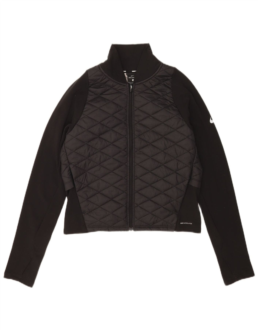 Kurtka damska Nike Running Padded Tracksuit Top Jacket UK 10, mała, czarna, poliestrowa