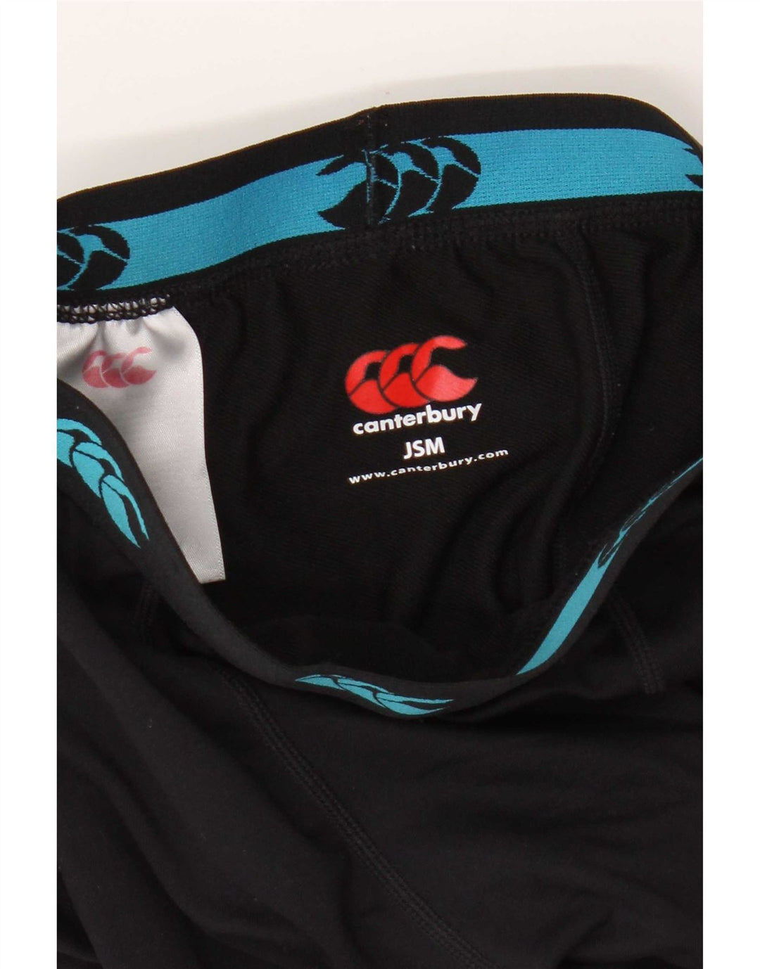 Legginsy chłopięce Canterbury z grafiką, 7-8 lat, małe, granatowe