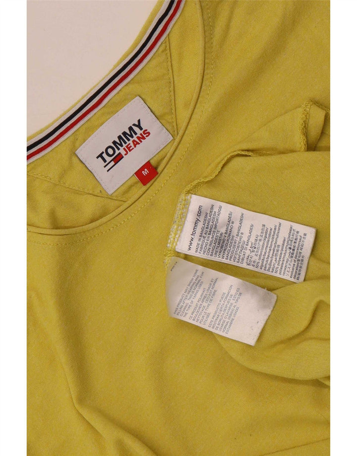 T-shirt męski Tommy Hilfiger, średni żółty bawełniany