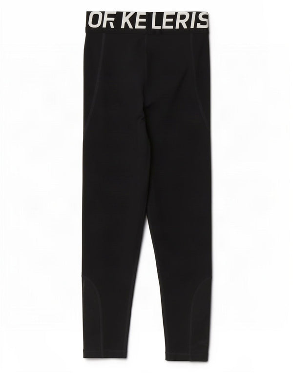 Damskie legginsy Nike Dri Fit Capri Graphic UK 4 XS, czarny poliester